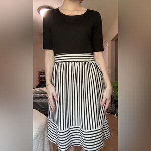 Black-Striped Dress